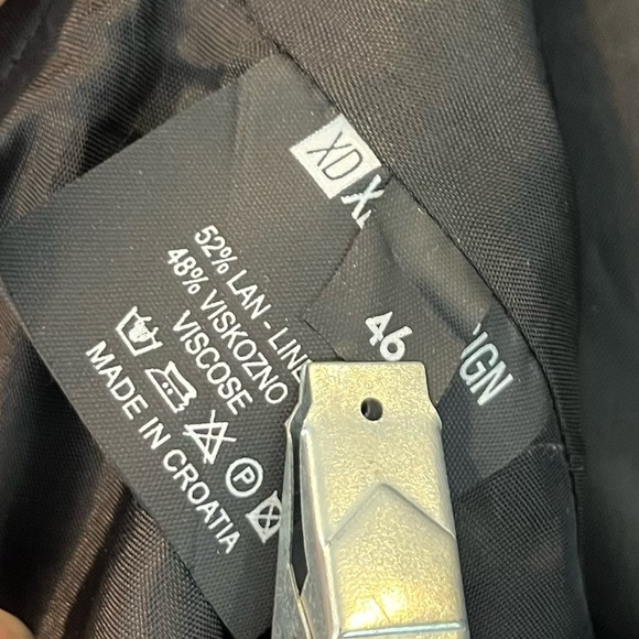 NWT XD Xenia Design Euro 46 Black Pleated Linen Blend Maxi Skirt - Picture 12 of 12